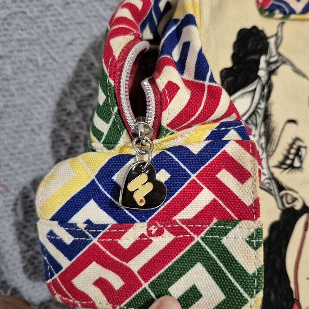 Y2K Harajuku Lovers Gwen Stefani Fatal Attraction To Cuteness Purse Bag Canvas - Picture 5 of 14